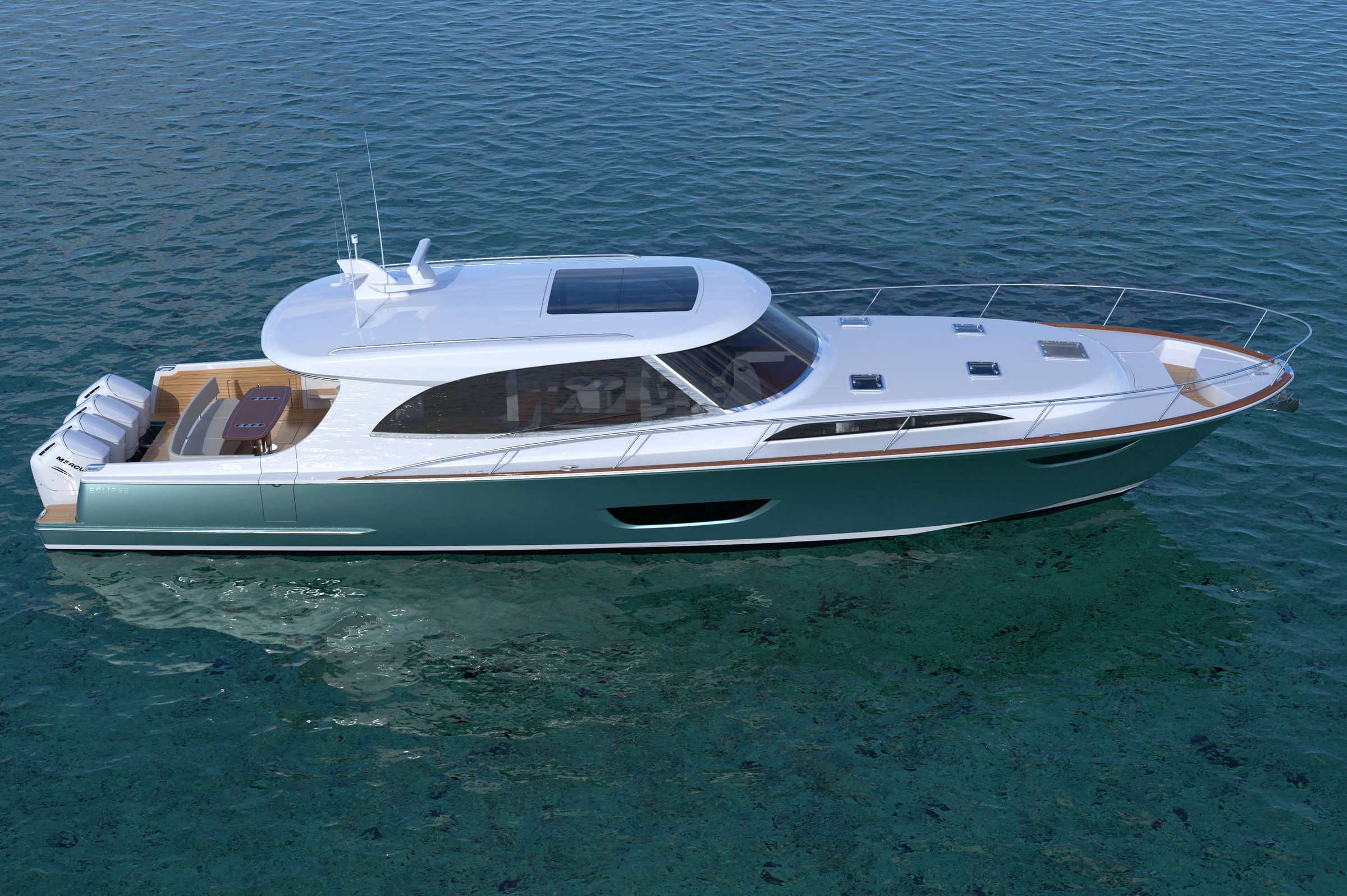 Eclipse 605 Shadow motor yacht exterior