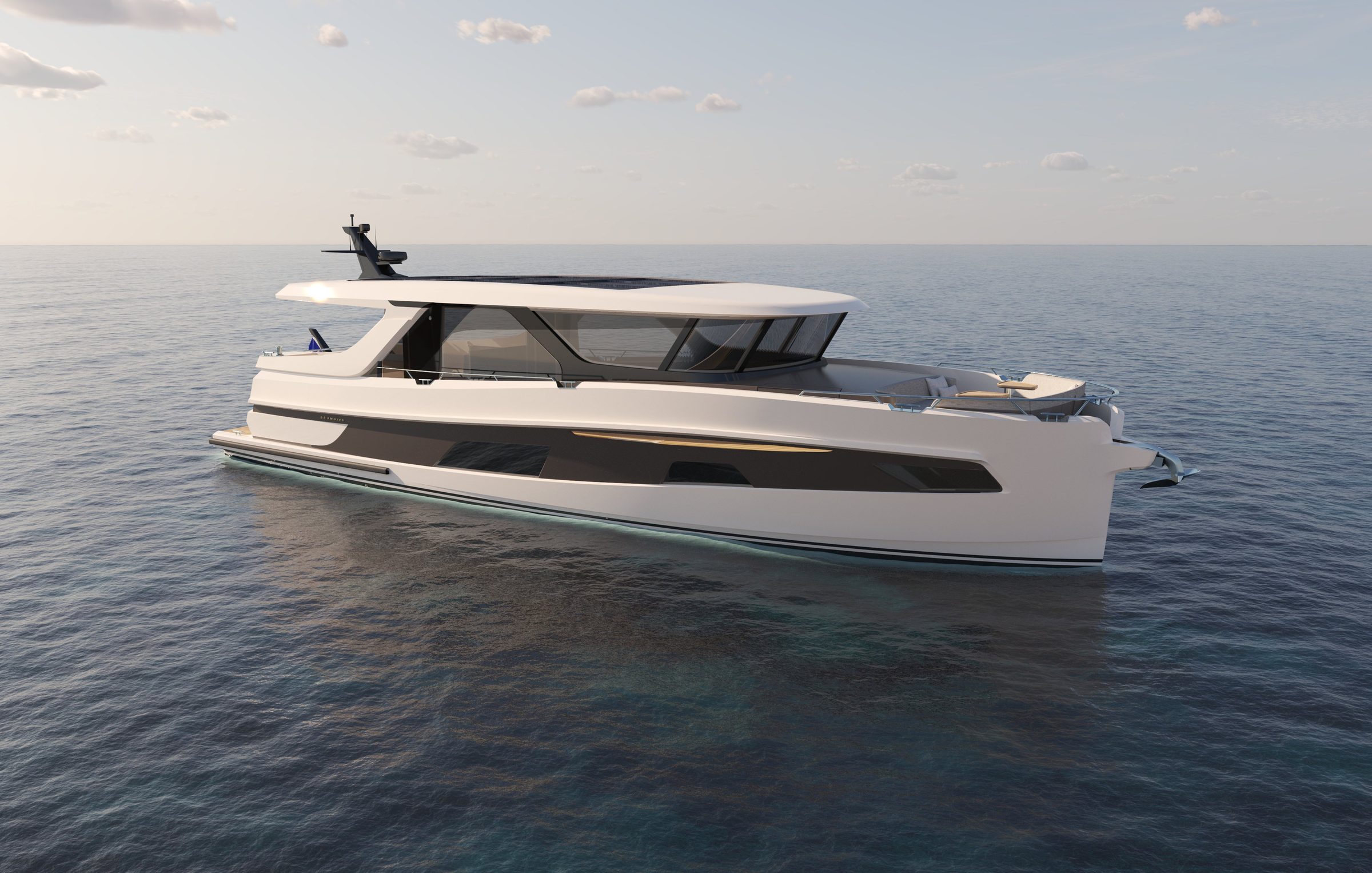 Steeler Enigma 59 motor yacht exterior