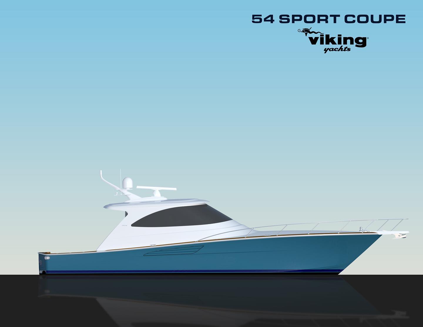 Viking 54 Sport Coupe motor yacht exterior