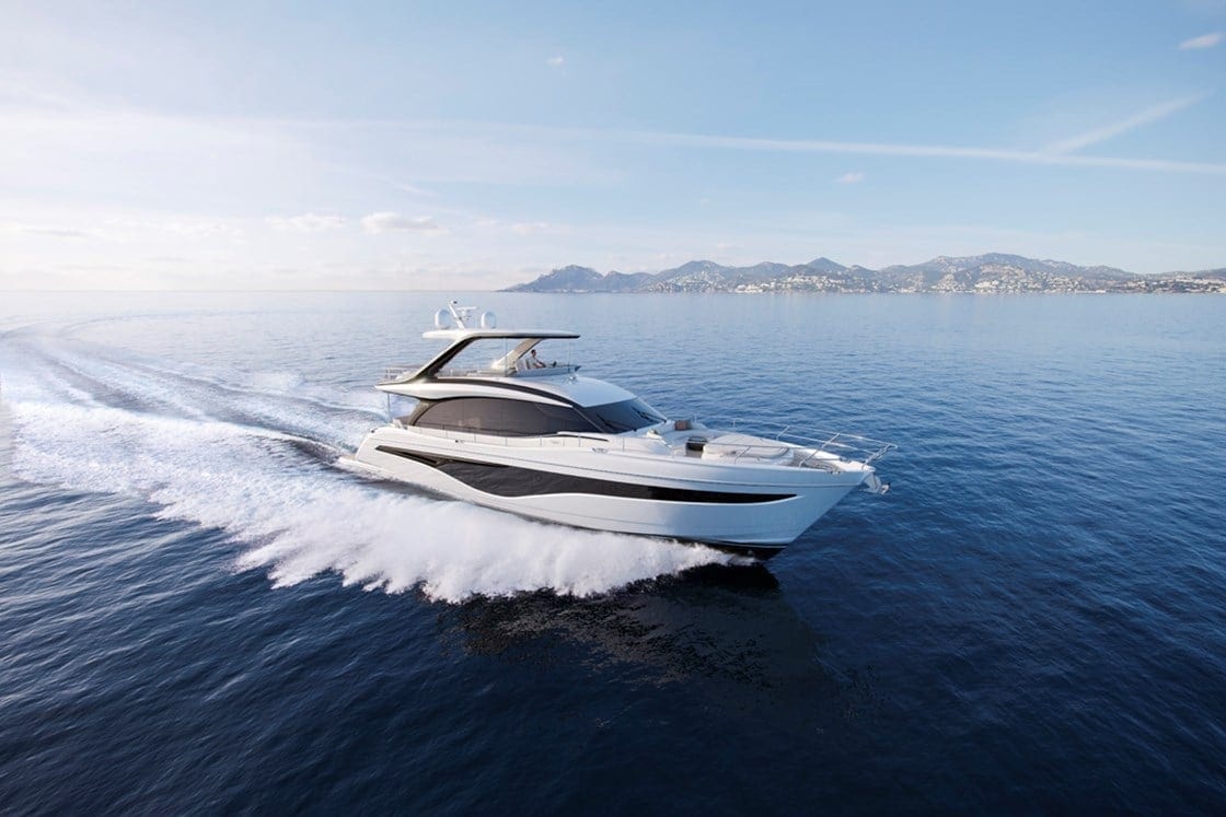 Princess Y72 motor yacht exterior