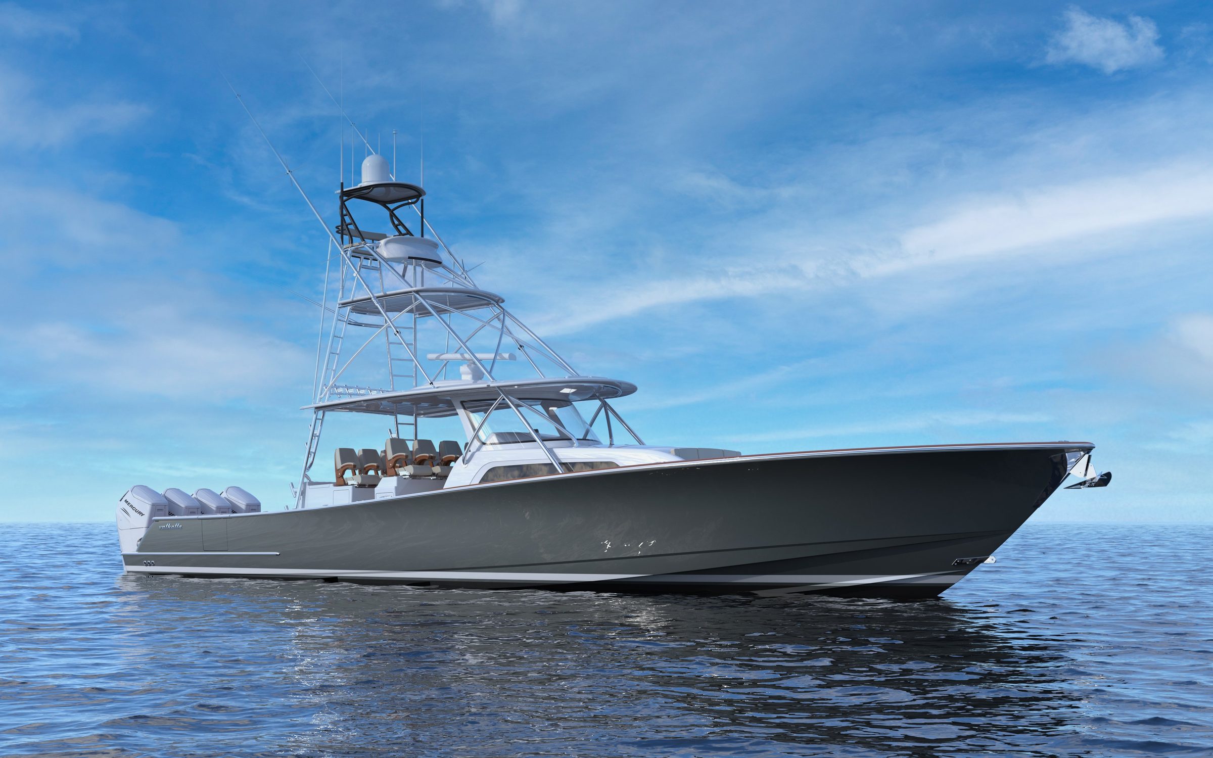 Valhalla Boatworks V-55 motor yacht exterior