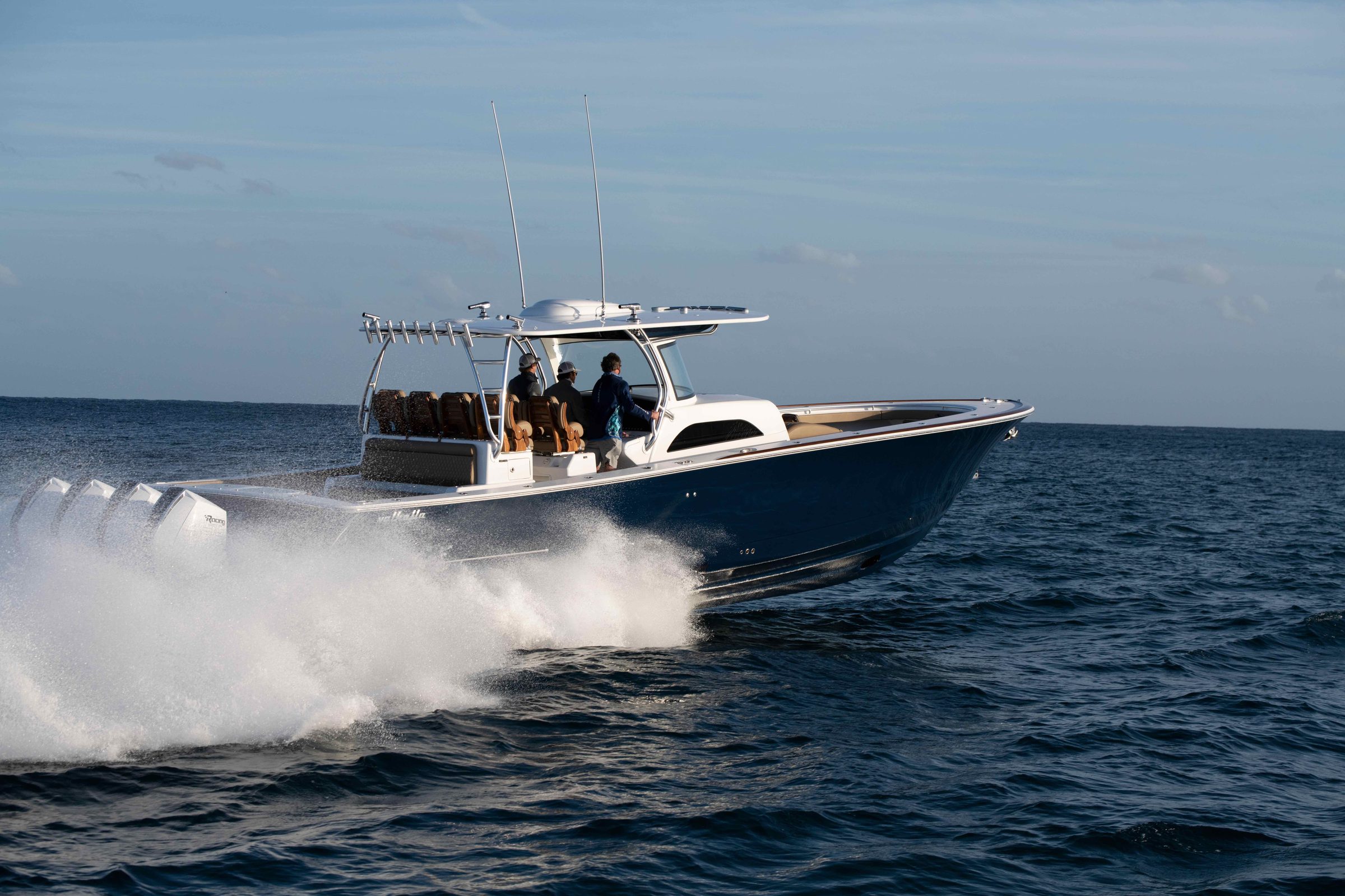 Valhalla Boatworks V-46 motor yacht exterior