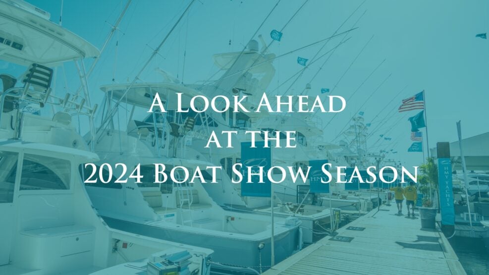 yacht show calendar 2024