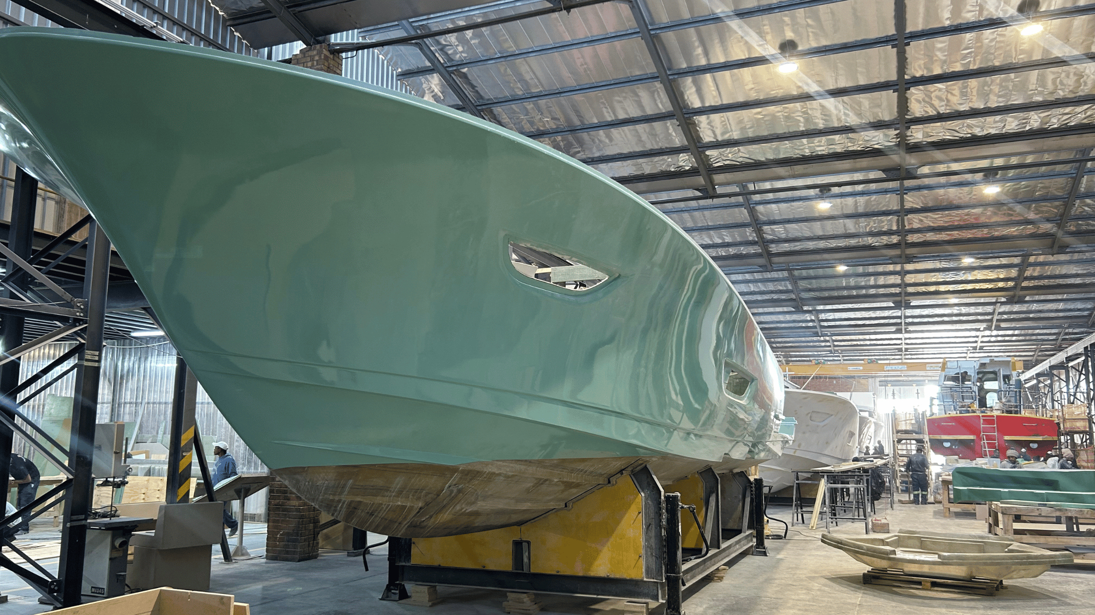 505 hull #001 in the ECLIPSE factory. 