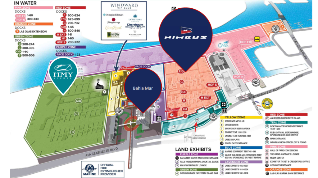 The Nimbus Boats Lineup At The 2024 Fort Lauderdale International Boat